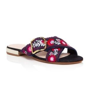 Kate Spade New York Faris Indigo Slides Size 8.5